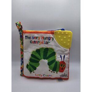 Eric Carle The Very Hungry Caterpillar Lets Count Crinkle Squeaker Teether Book